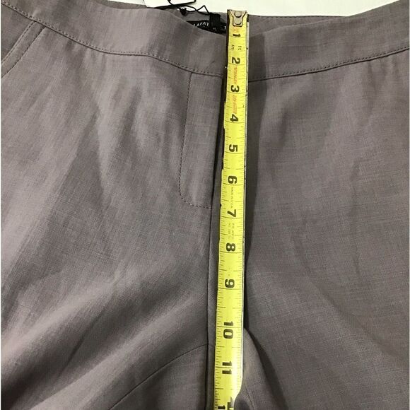 Lafayette 148 New York Wide Leg Trousers In Soapstone New Size 10 - Picture 9 of 11